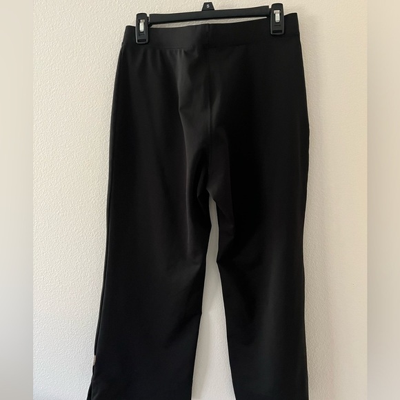 REI Black Stretch Wide Leg Crop Active Pant Size Large - Picture 2 of 5